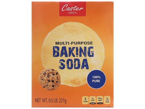 Bột rửa hoa quả baking soda tinh khiết Caster Daily hộp 227g