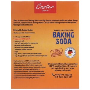 Bột rửa hoa quả baking soda tinh khiết Caster Daily hộp 227g