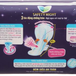 Băng vệ sinh ban đêm Laurier Safety Night 40cm gói 4 miếng