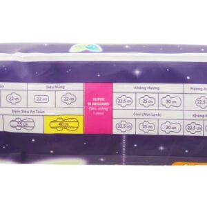 Băng vệ sinh ban đêm Laurier Safety Night 40cm gói 4 miếng