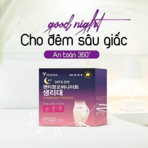 Băng vệ sinh dạng quần Yeonchi 360 độ Night Safe size S-M