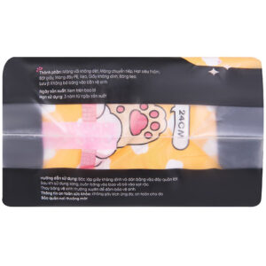 Băng Vệ Sinh Kotex Mini Meow Mỏng Cánh 24cm Gói 8 Miếng