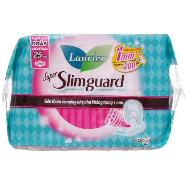 Băng Vệ Sinh Laurier Super Slimguard Cánh 16 Miếng