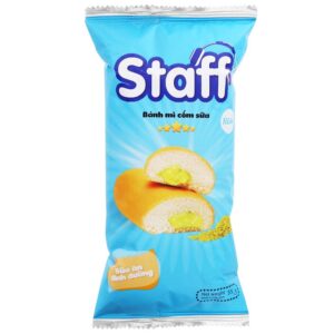 Bánh mì cốm sữa Staff gói 55g