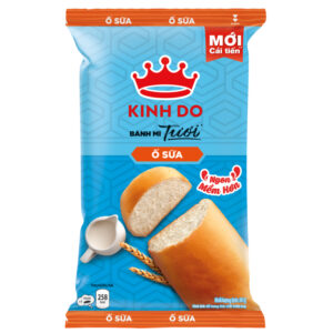 Bánh mì tươi ổ sữa không nhân Kinh Đô gói 80g