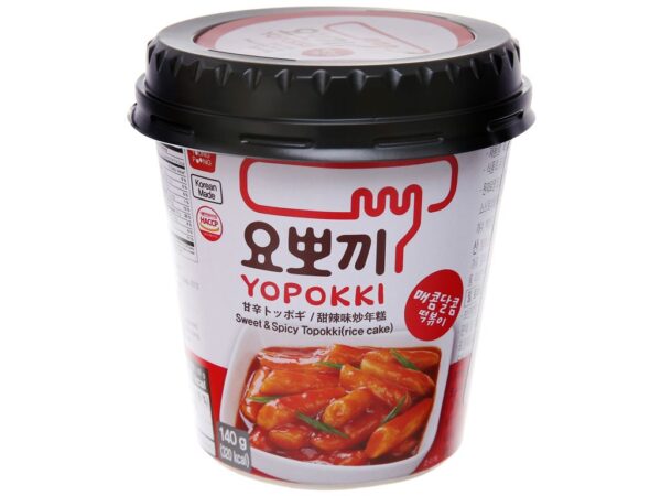 Bánh gạo Yopokki vị cay ngọt ly 140g