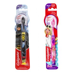 Bàn Chải Đánh Răng Trẻ Em Colgate Spider & Barbie 5 – 9 Tuổi