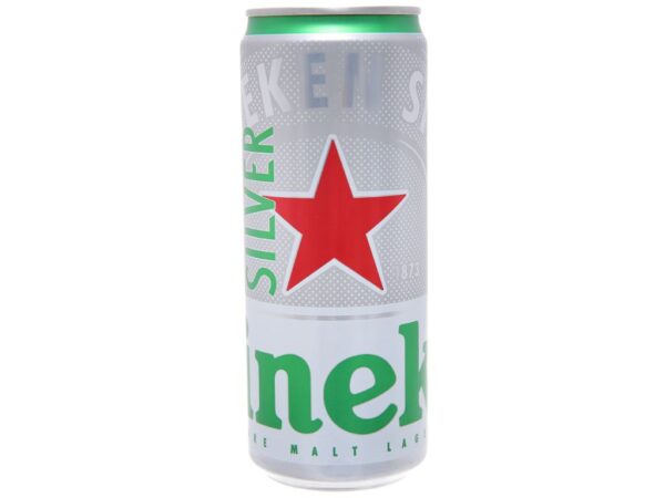 Bia Heineken Bạc lon 330ml