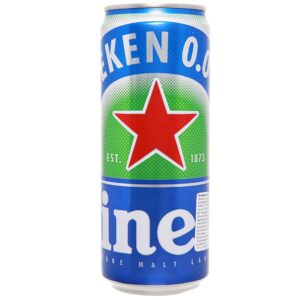 Bia Heineken 0.0% độ cồn lon 330ml