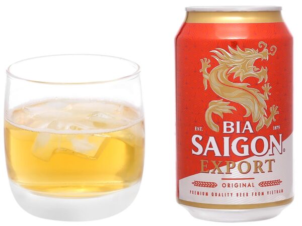 Thùng 12 lon bia Sài Gòn Export 330ml