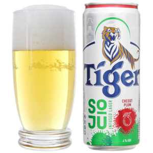 Bia Tiger Soju Cheeky Plum vị mận 330ml