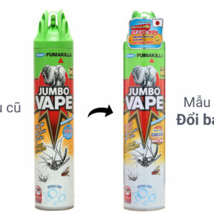 Xịt Muỗi Jumbo Vape F7 Không Mùi 600ml