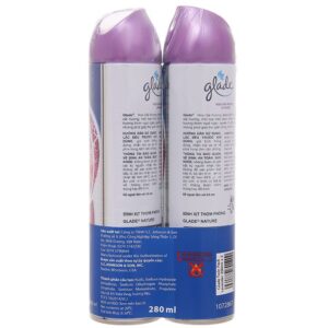 Bộ 2 chai xịt phòng Glade Hương hoa oải hương 280ml