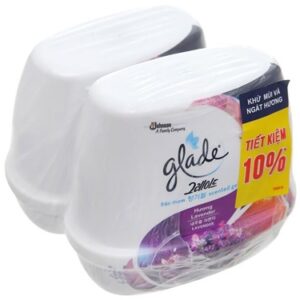 Bộ 2 hộp sáp thơm Glade Hương hoa oải hương 180g