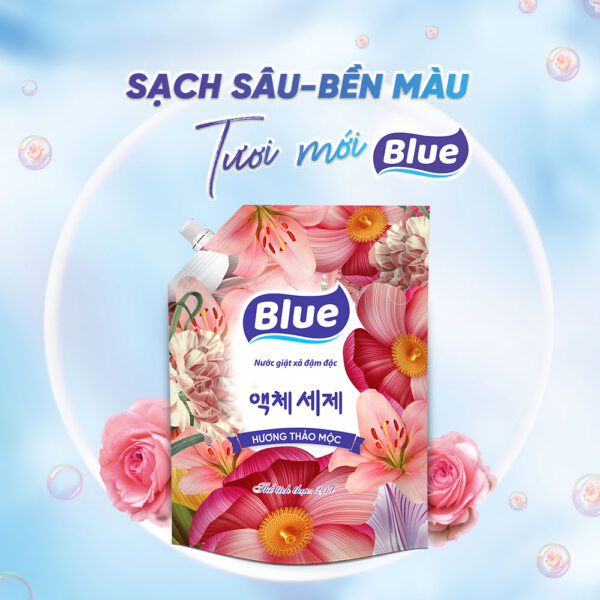 Nước Giặt Blue Hàn Quốc Hương Thảo Mộc 2kg