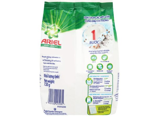 Bột giặt Ariel Hương nắng mai 720g