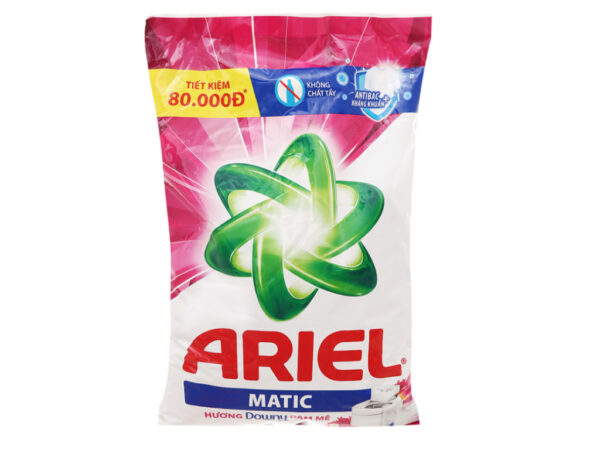 Bột giặt Ariel Sạch hoàn hảo - Khử mùi hôi hương Downy đam mê túi 5kg