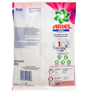 Bột giặt Ariel Sạch hoàn hảo - Khử mùi hôi hương Downy đam mê túi 620g