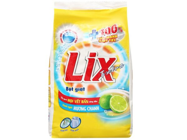 Bột Giặt Lix Extra Hương Chanh 5.5kg