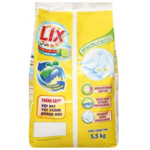 Bột Giặt Lix Extra Hương Chanh 5.5kg