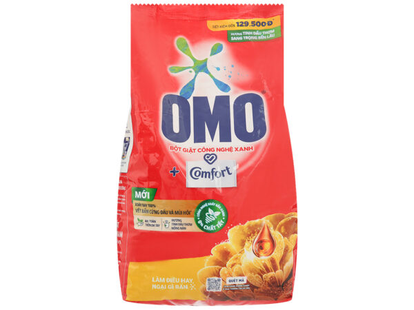 Bột Giặt Omo Comfort Tinh Dầu Thơm Sang Trọng Bền Lâu Túi 5.3kg