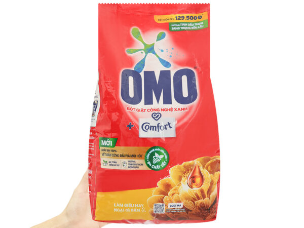 Bột Giặt Omo Comfort Tinh Dầu Thơm Sang Trọng Bền Lâu Túi 5.3kg