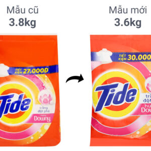 Bột Giặt Tide Hương Downy 3.6kg