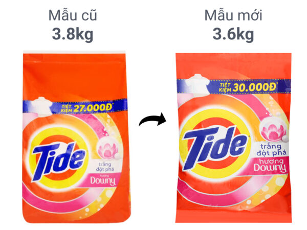 Bột Giặt Tide Hương Downy 3.6kg