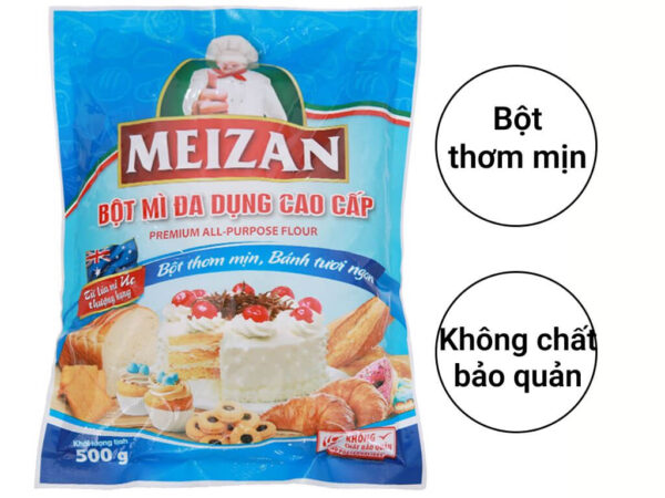 Bột mì đa dụng Meizan cao cấp gói 500g