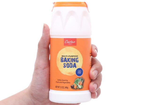 Bột rửa hoa quả baking soda Caster Daily hũ 340g