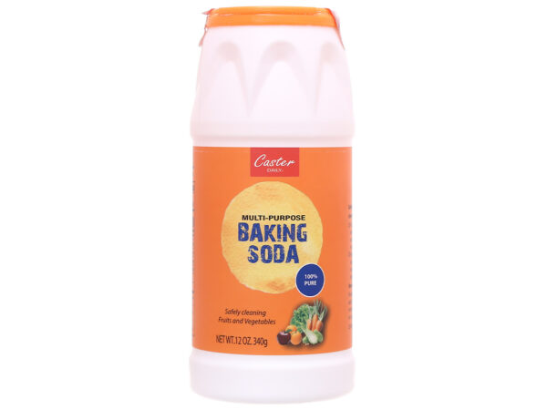 Bột rửa hoa quả baking soda Caster Daily hũ 340g