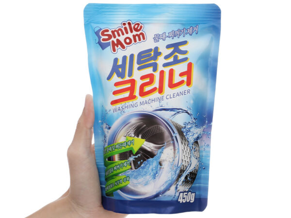 Bột vệ sinh lồng máy giặt Smile Mom túi 450g