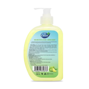 Nước rửa tay sạch khuẩn Dr. Clean hương chanh chai 500ml