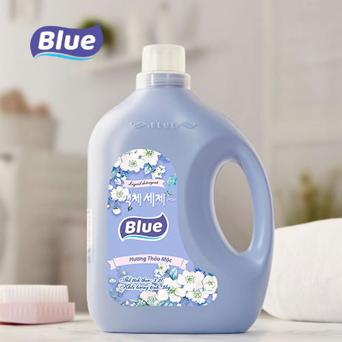 Nước giặt Blue can 3Kg Hương Thảo Mộc