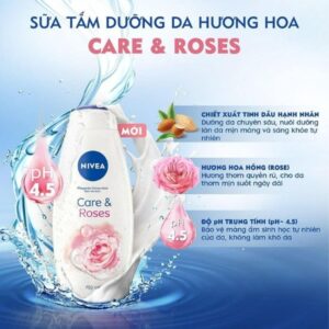 Sữa Tắm Dưỡng Da Hương Hoa Nivea Care & Roses