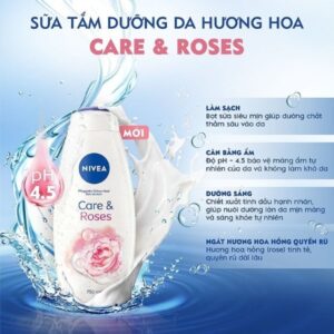 Sữa Tắm Dưỡng Ẩm Nivea Care And Diamond 750ml