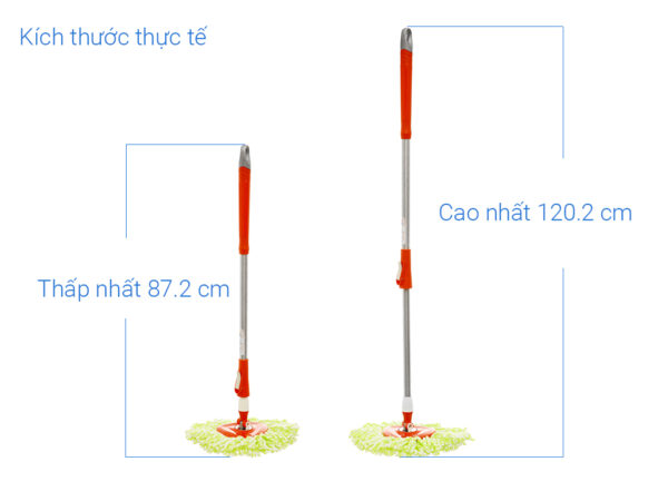 Cây lau nhà mâm hình tam giác Mega Home