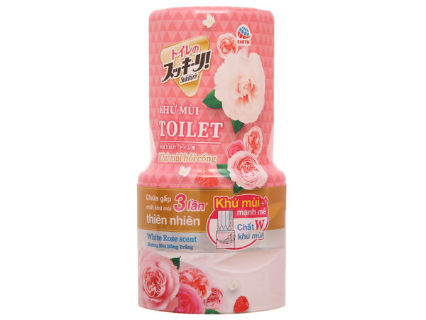 Khử mùi toilet Sukkiri hoa hồng 400ml