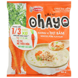 Cháo ăn liền Ohayo thịt bằm gói 60g