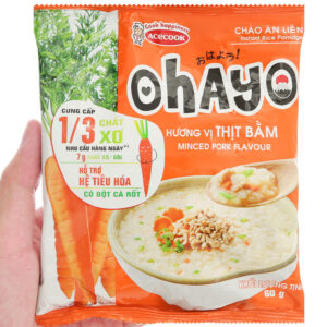 Cháo ăn liền Ohayo thịt bằm gói 60g