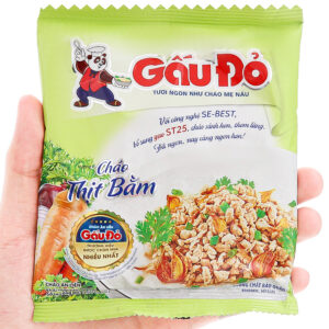 Cháo thịt bằm Gấu Đỏ gói 50g