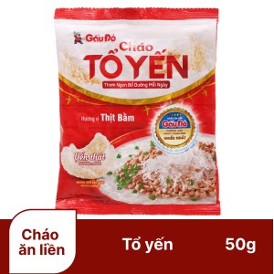  Cháo tổ yến Gấu Đỏ vị thịt bằm gói 50g