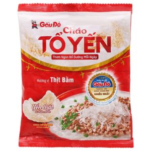  Cháo tổ yến Gấu Đỏ vị thịt bằm gói 50g