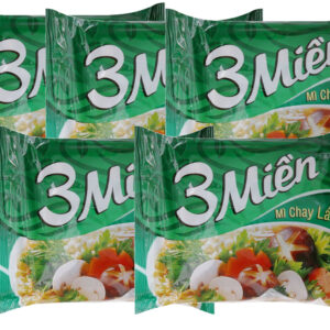 Mì 3 Miền Chay Lá Đa Gói 65G