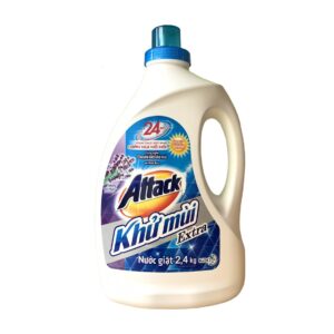 Nước Giặt Attack Khử Mùi Extra Hương Oải Hương 2.4L