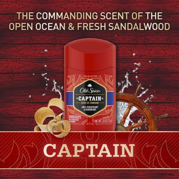 Sáp Khử Mùi Old Spice Giảm Tiết Mồ Hôi Hương Captain 73g