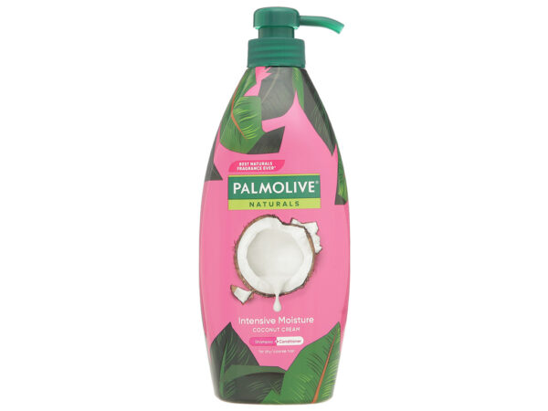 Dầu gội xả Palmolive Naturals dưỡng ẩm bổ sung cho tóc khô xơ 600ml