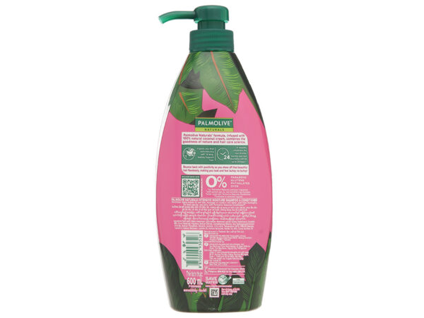 Dầu gội xả Palmolive Naturals dưỡng ẩm bổ sung cho tóc khô xơ 600ml