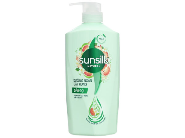 Dầu gội Sunsilk Natural dưỡng ngăn gãy rụng 650g tặng khăn