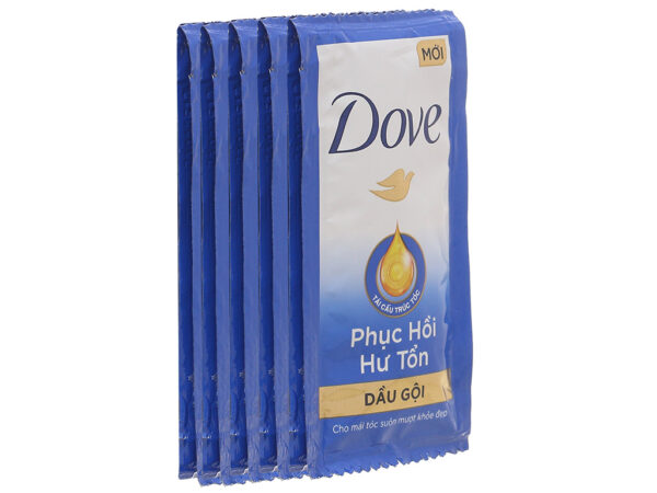 Dầu gội Dove phục hồi hư tổn 5.8ml x 10 gói